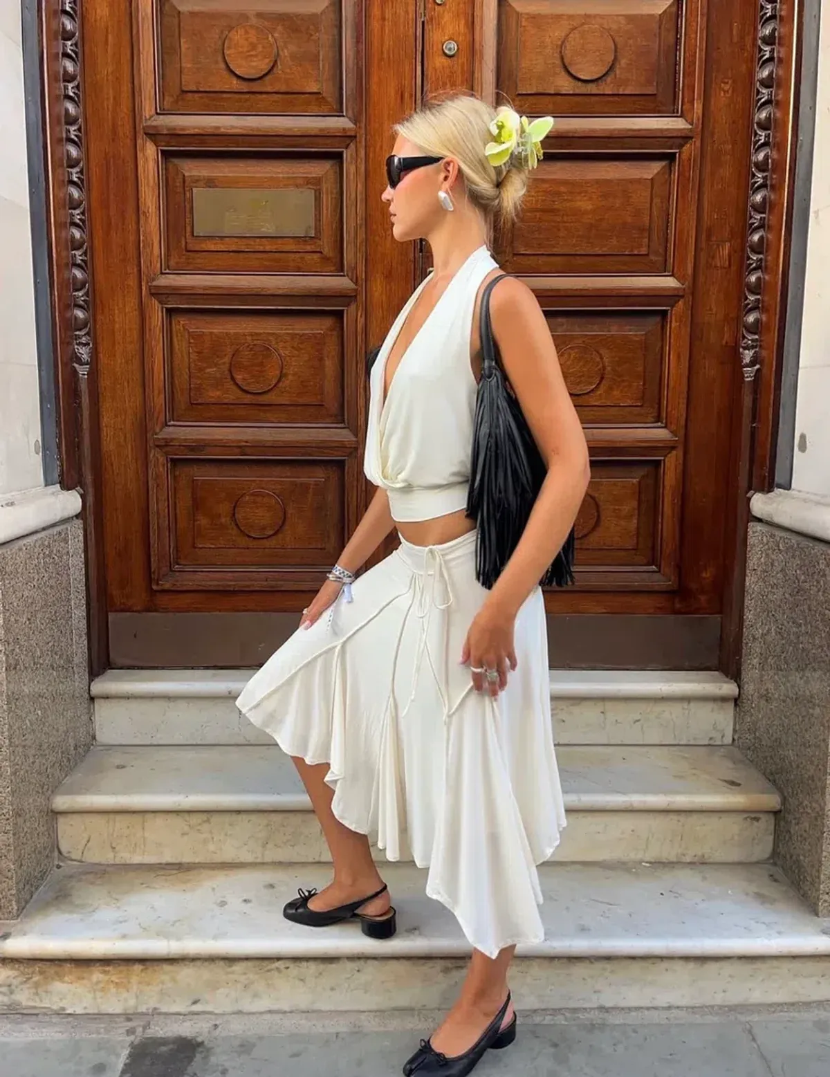 With Jean Sharni set white/cream size XS/S - Image 5