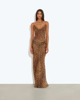 Rat & Boa Valentina Dress Leopard Print Size S / AU 8 for rent on The Volte - image 2