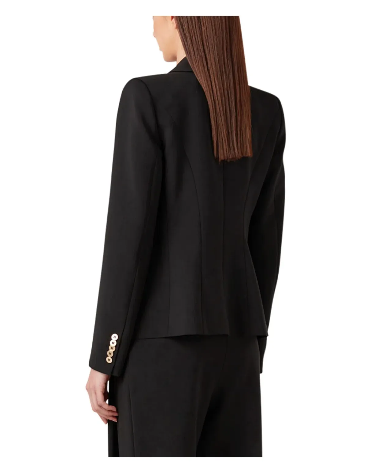 Camilla And Marc Dimmer Blazer Jacket In Blake Black | Size AU 8 - Image 3