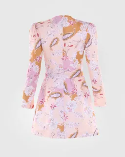 JUSTIN TONG HAZEL MINI DRESS [ENCHANTED WATERS] SIZE 12 for rent on The Volte - image 4