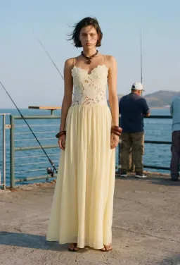 Hansen and Gretel Stephanie Maxi in Butter yellow size 10 (M) for rent on The Volte - image 3