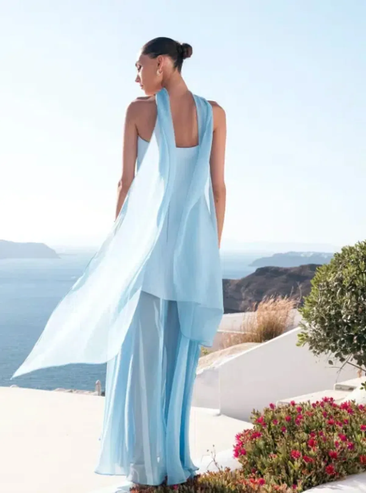 Matters Store Monaco Gown in Sky Blue size 6 - Image 2
