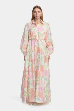 Hansen And Gretel Delia Shirt Dress Flower Market Floral Size 12 for rent on The Volte - image 1