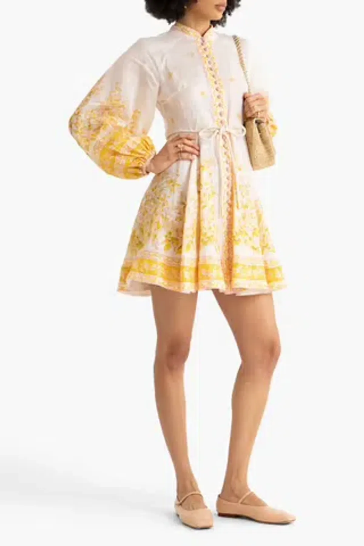 ZIMMERMANN GOLDEN BUTTONED MINI SIZE 1/10 - Image 1