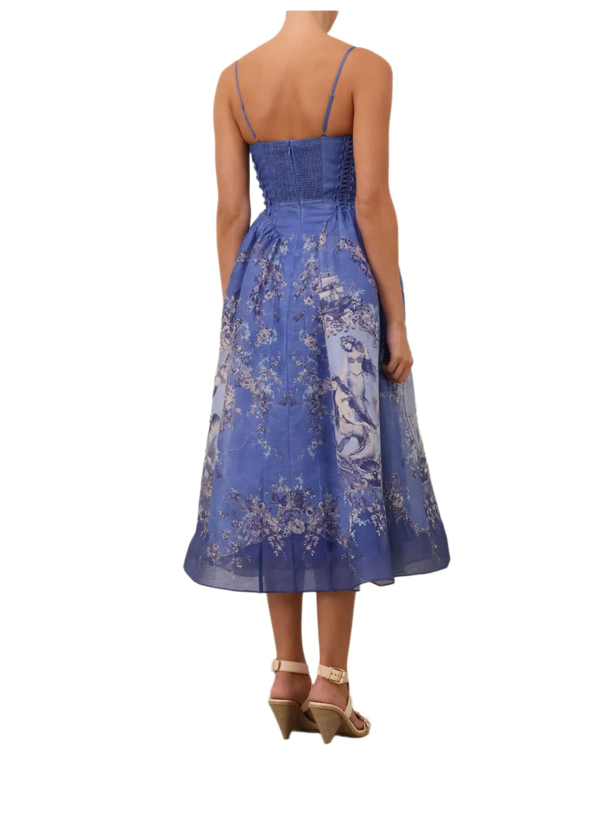 ZIMMERMANN REBELLION BEADED MIDI DRESS SIZE 1/10 - Image 2