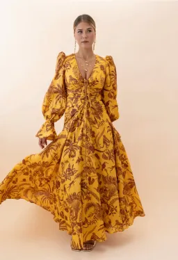 Alémais Banana Blossom Gown Size 14 for rent on The Volte - image 9