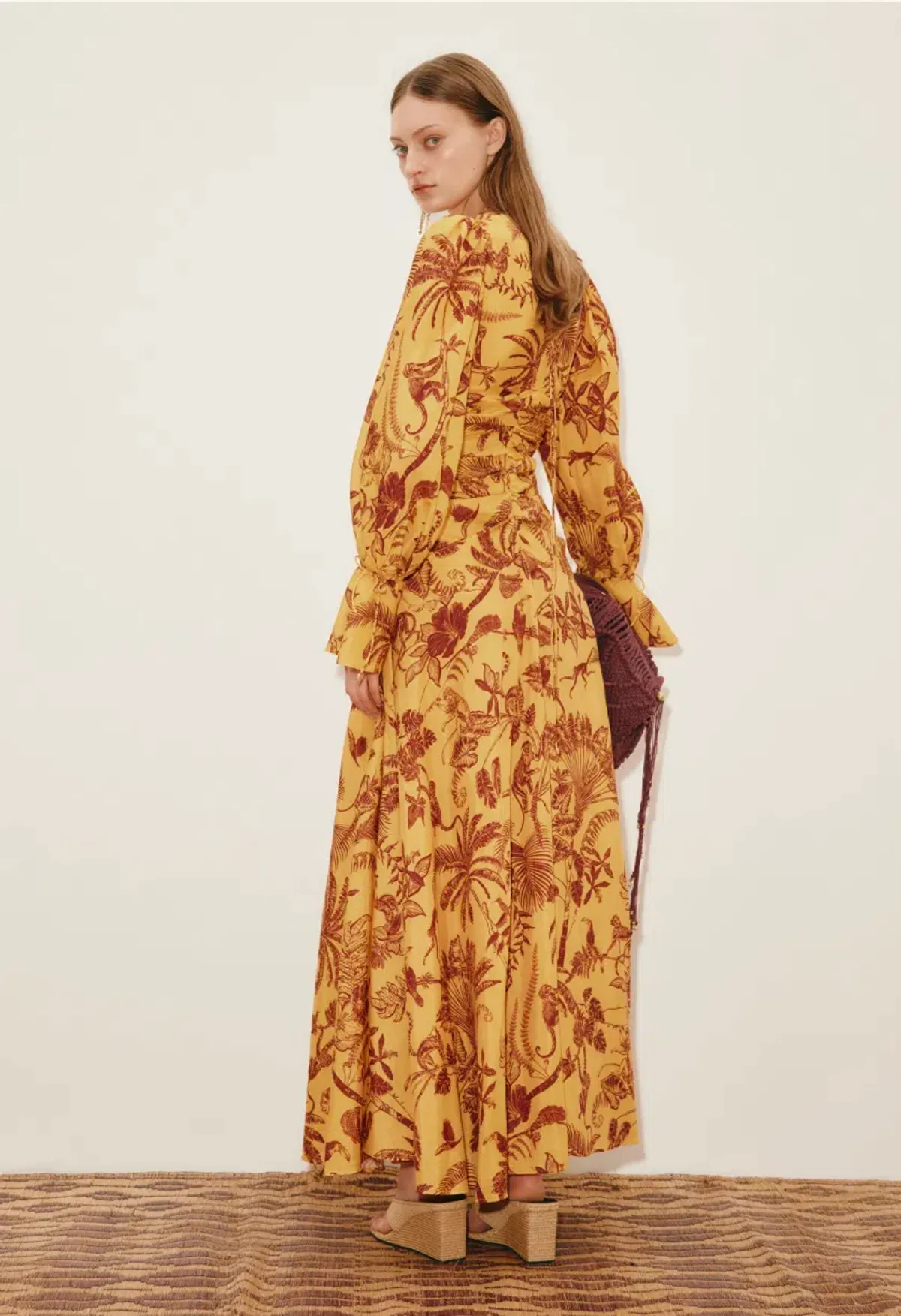 Alémais Banana Blossom Gown Size 16 - Image 8