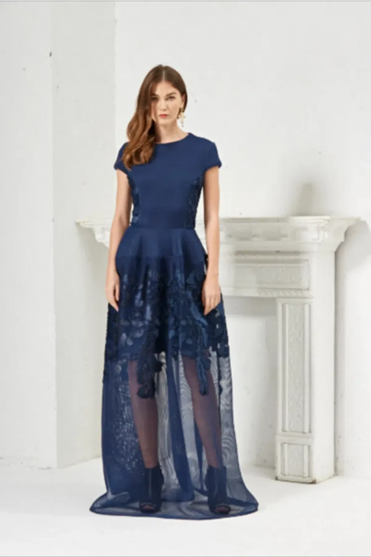 Bronx and Banco Vivien Dress Blue Size 6 - Image 1