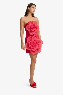 Leo Lin Floret Mini Dress- 8 for rent on The Volte - image 3