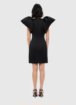 LEO LIN DAYNA MINI DRESS - EBONY- Size 12 for rent on The Volte - image 2