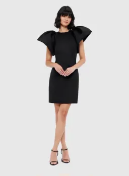 LEO LIN DAYNA MINI DRESS - EBONY- Size 12 for rent on The Volte - image 1