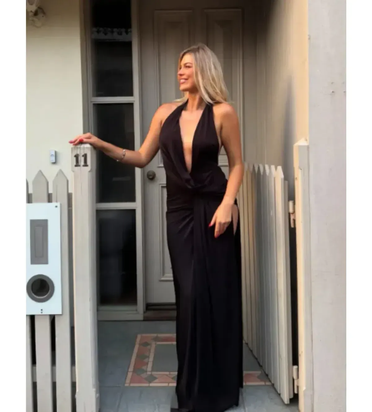 Natalie Rolt – Winona Gown (Black) Size 2 - Image 8