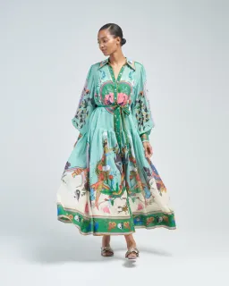 Alemais Evergreen Shirt Dress Size AU 12 for rent on The Volte - image 1