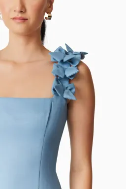 Elliatt Celia Mini Dress in Blue size 8 for rent on The Volte - image 2