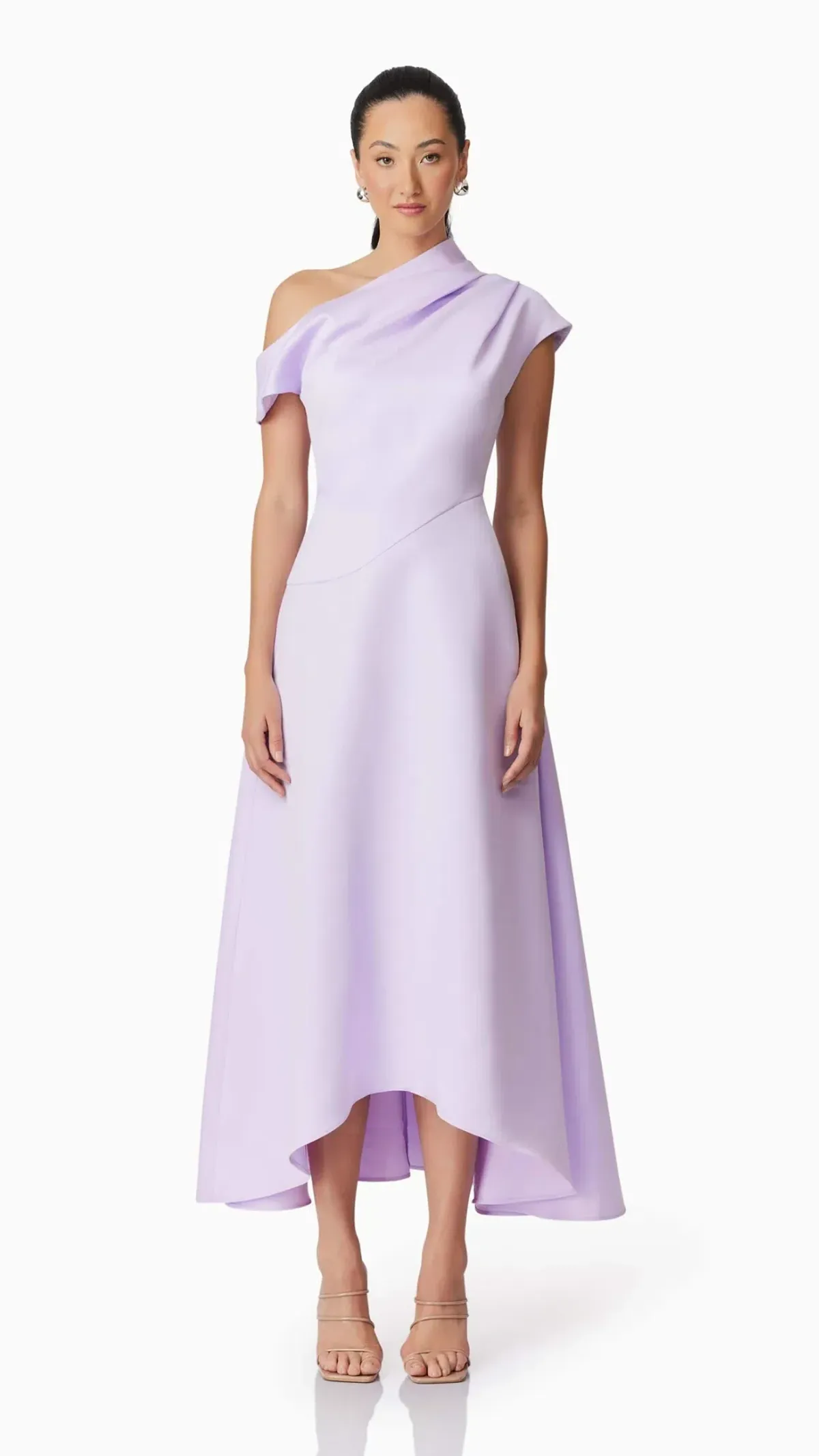 Elliatt Marissa One Shoulder Gown in Purple Size L (12) - Image 1