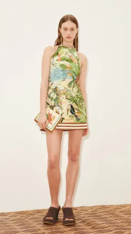 Alemais Toucan Tango Halter Mini Dress Size 10 for rent on The Volte - image 1