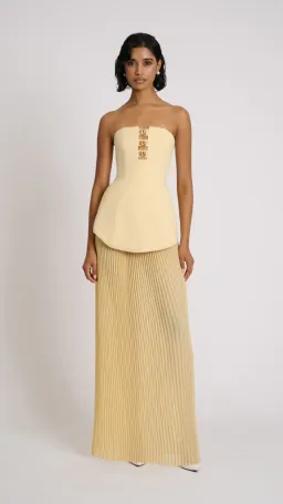 Eliya the Label Leo Dress in Lemon Size XS (6) for rent on The Volte - image 5