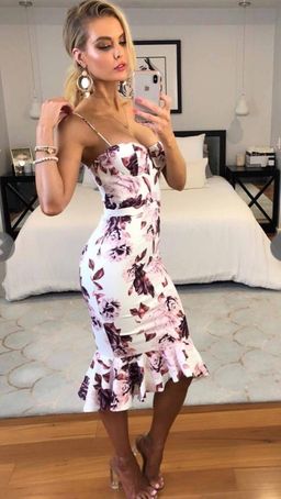 Elle Zeitoune Camelia Floral Dress Size 10  for rent on The Volte - image 3