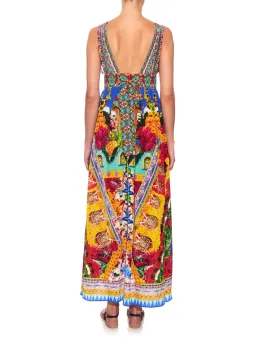 Camilla Flower of 400 Lives Maxi Dress Print Size 2  for rent on The Volte - image 2