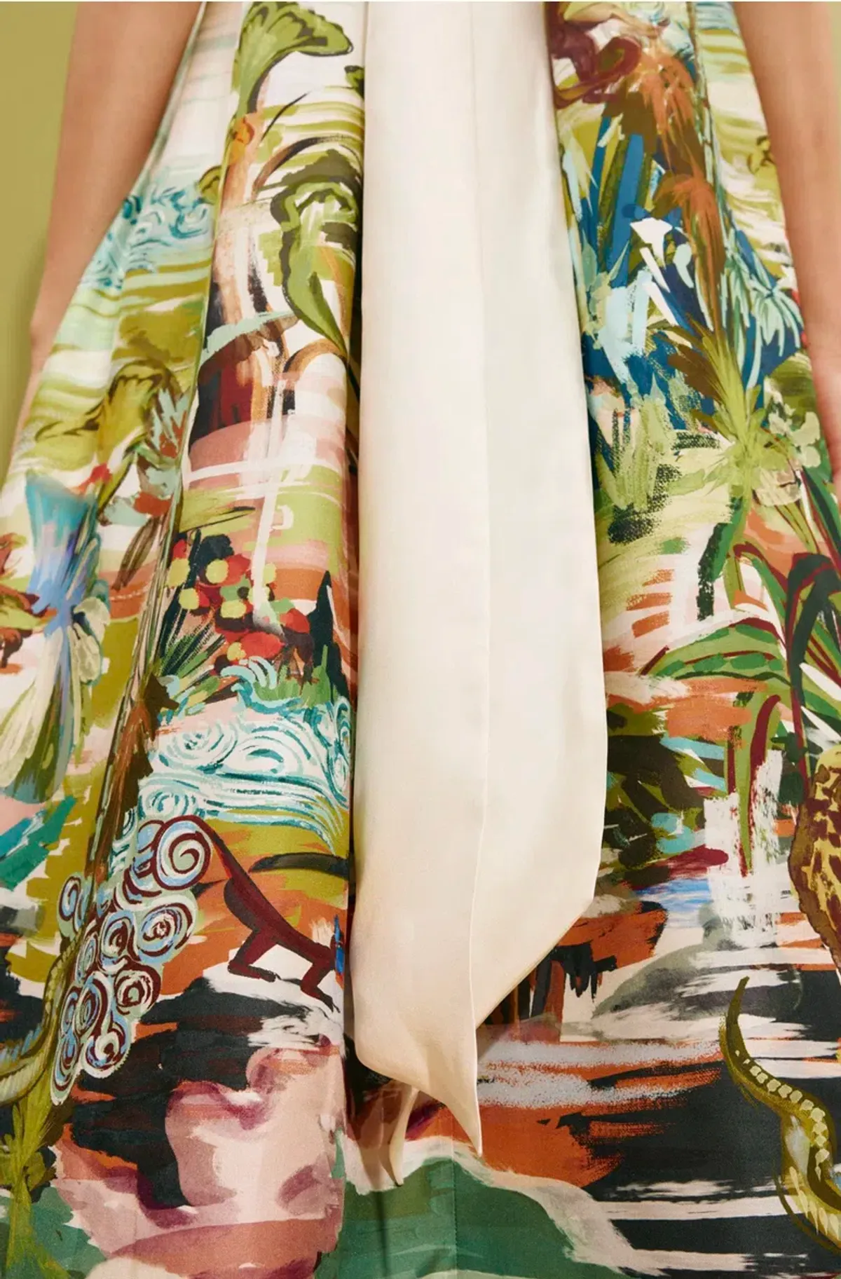 Alemais Jungle Boogie Silk Halter Dress SIze 16 - Image 6
