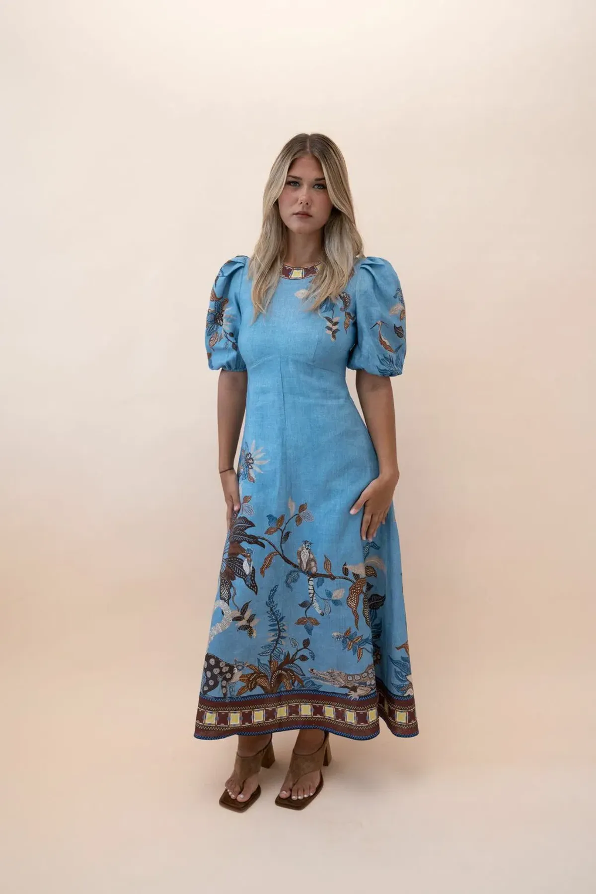 ALEMAIS GEORGIE MIDI DRESS SIZE 12 - Image 1