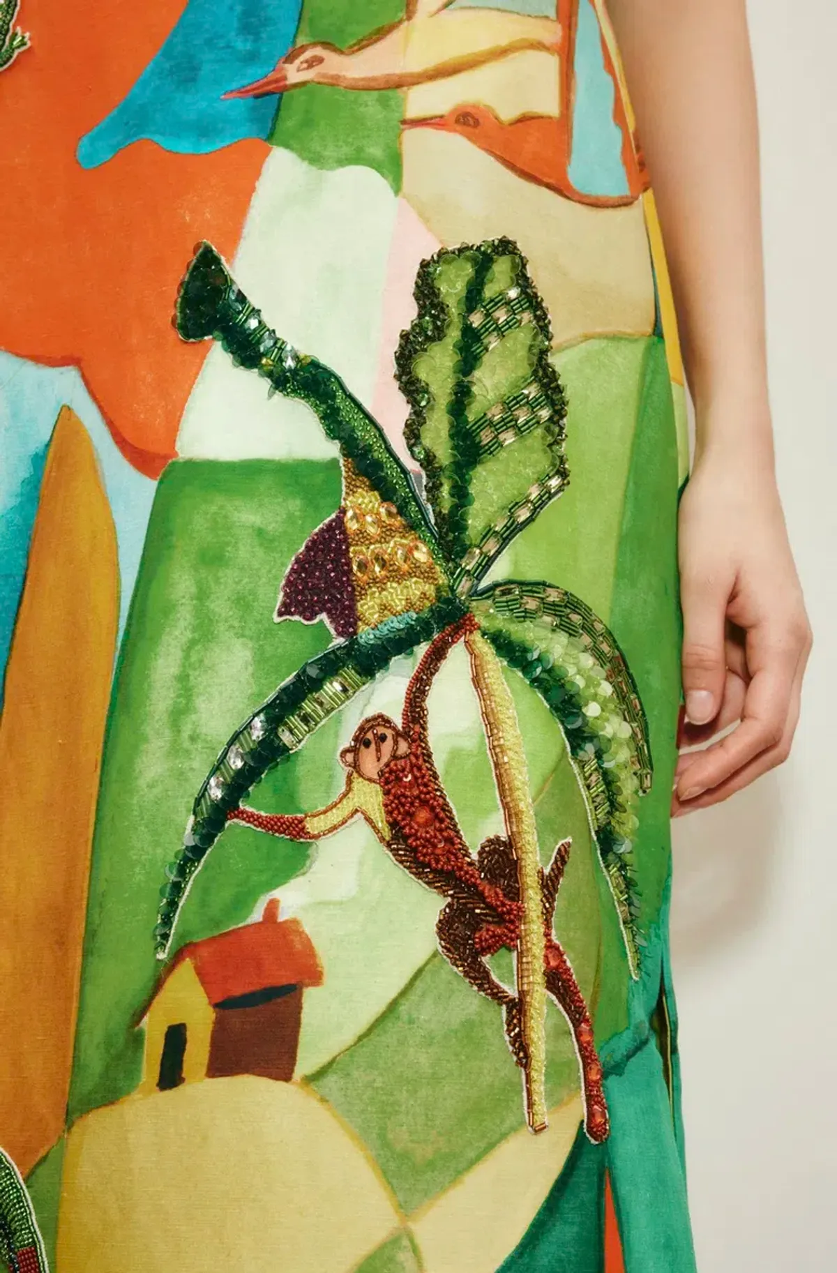 Alémais Mokshini Embellished Midi Dress Size 14 - Image 1