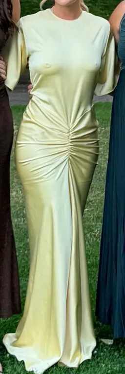 The Andamane Iris Maxi Dress Yellow/Butter for rent on The Volte - image 3