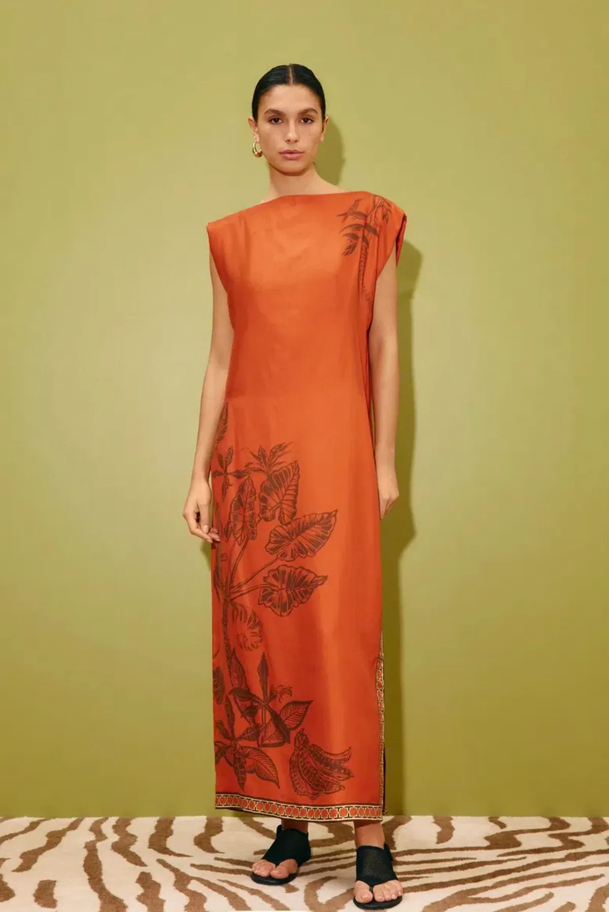 Alémais Monkey Dance Silk Midi Size 12AU - Image 1