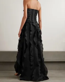 Aje Allairie Gown Black Size 10 for rent on The Volte - image 2