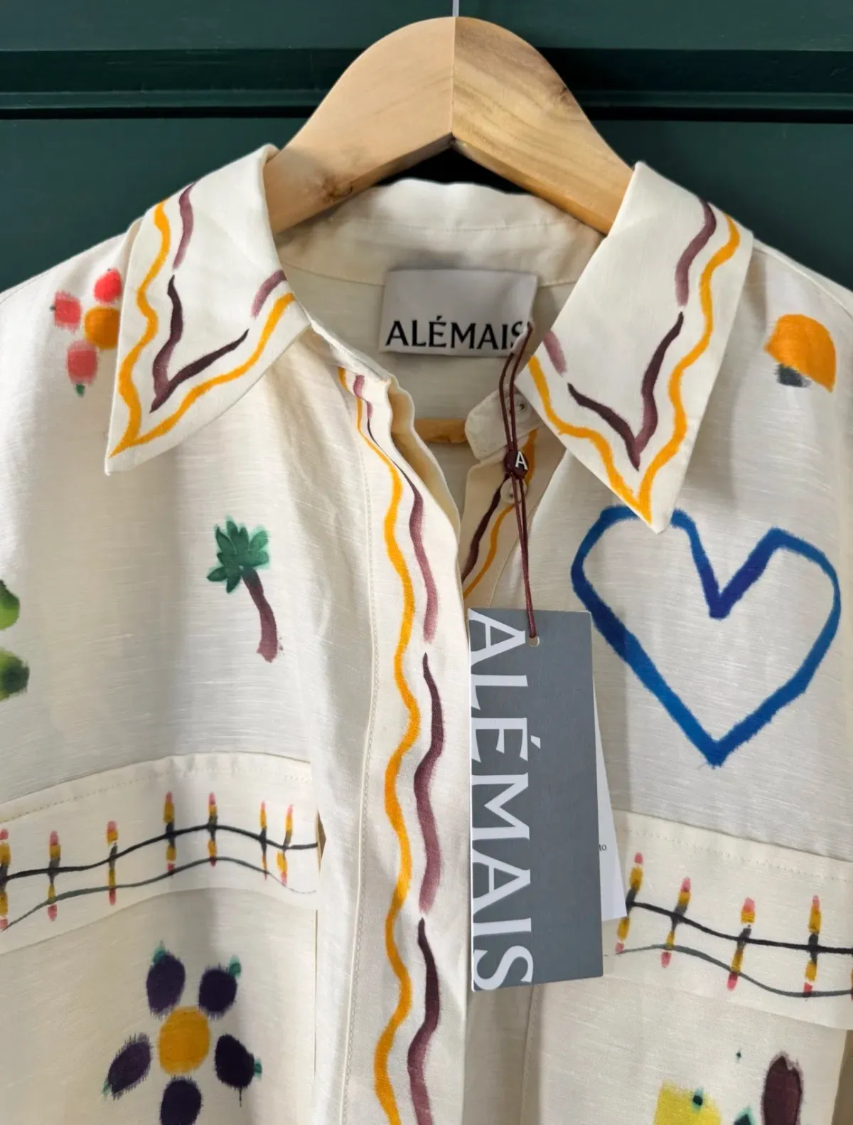 Alémais Sidi Shirtdress. Size 12 - Image 2