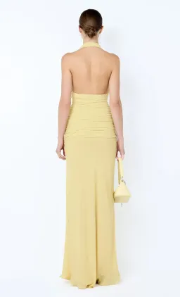 Bec and Bridge Cassis Drape Maxi Dress in Citron Yellow Size 8 for rent on The Volte - image 7