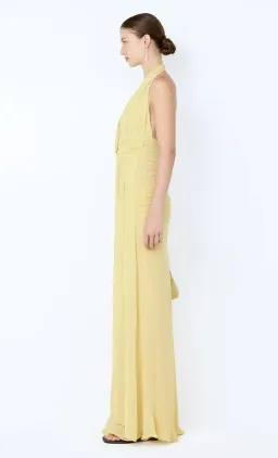 Bec and Bridge Cassis Drape Maxi Dress in Citron Yellow Size 8 for rent on The Volte - image 6