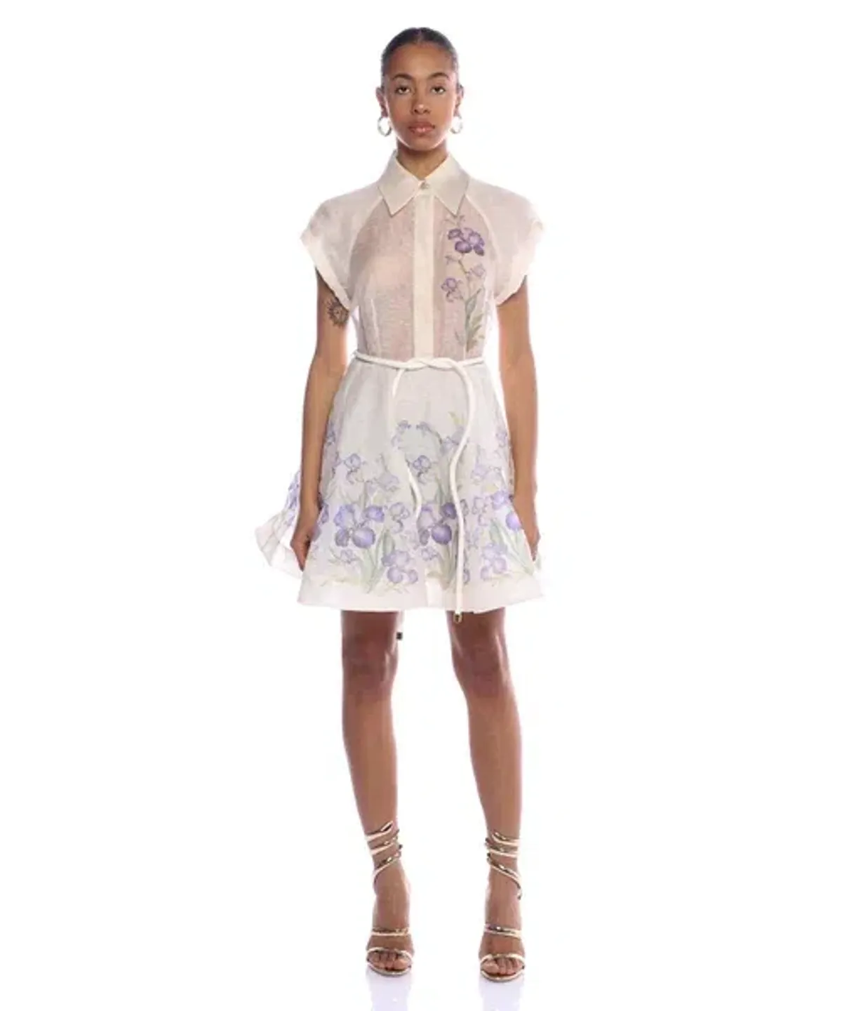 Zimmerman - The Natura Flip Dress In Blue Iris - Image 1