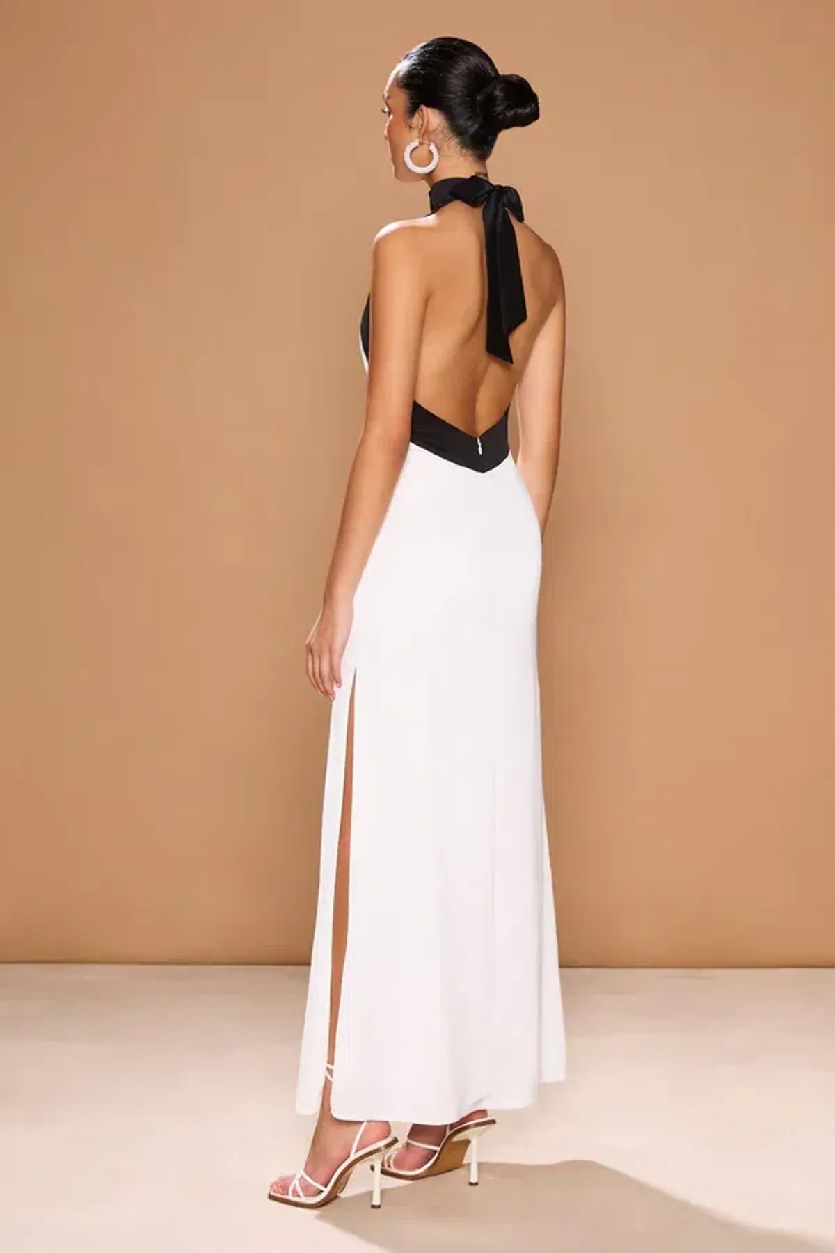 Sonya Moda Matera Dress in Nero e Bianco. - Image 3