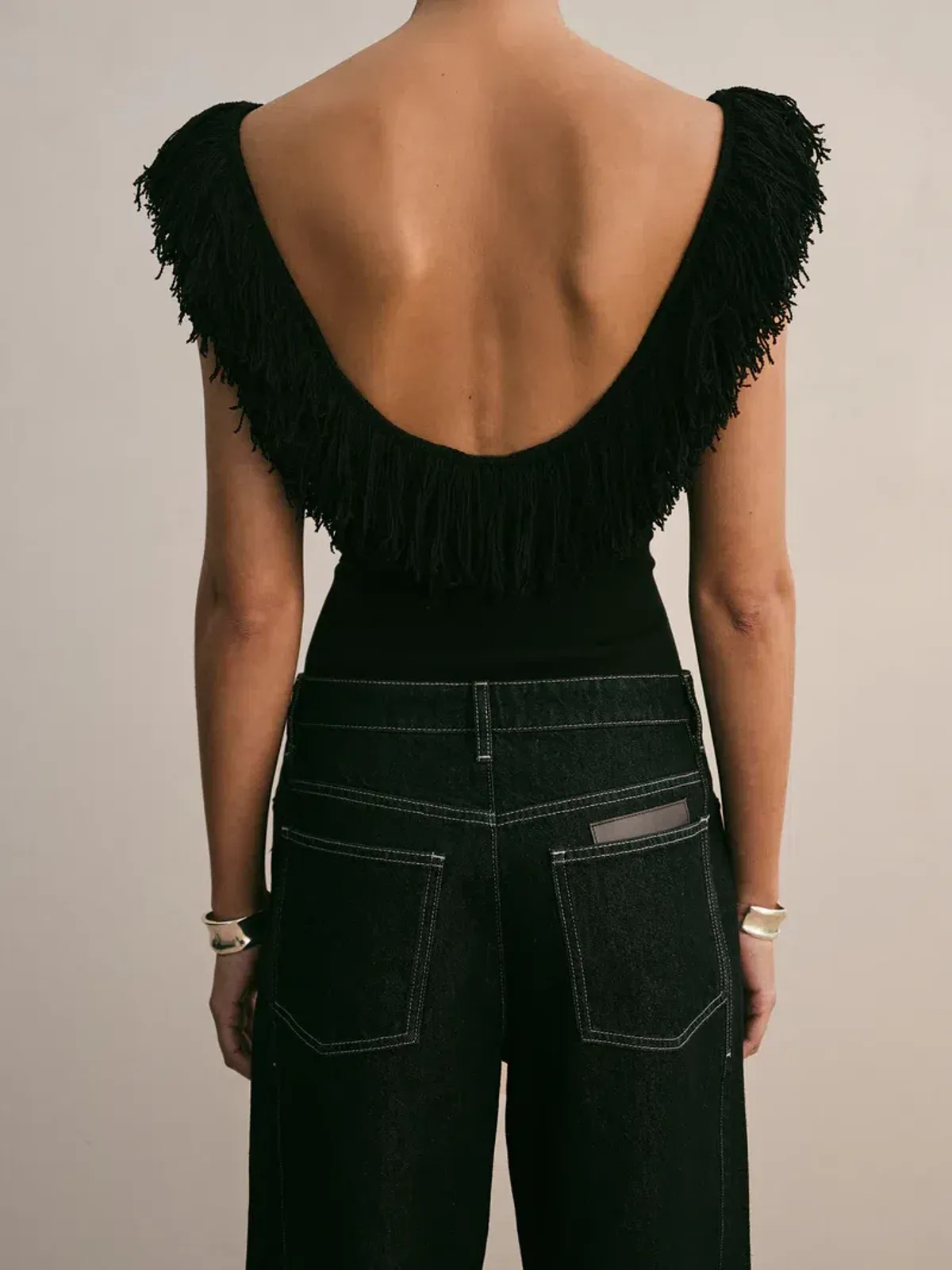 Sir the label - MARCELLINE FRINGE BODYSUIT - Image 2