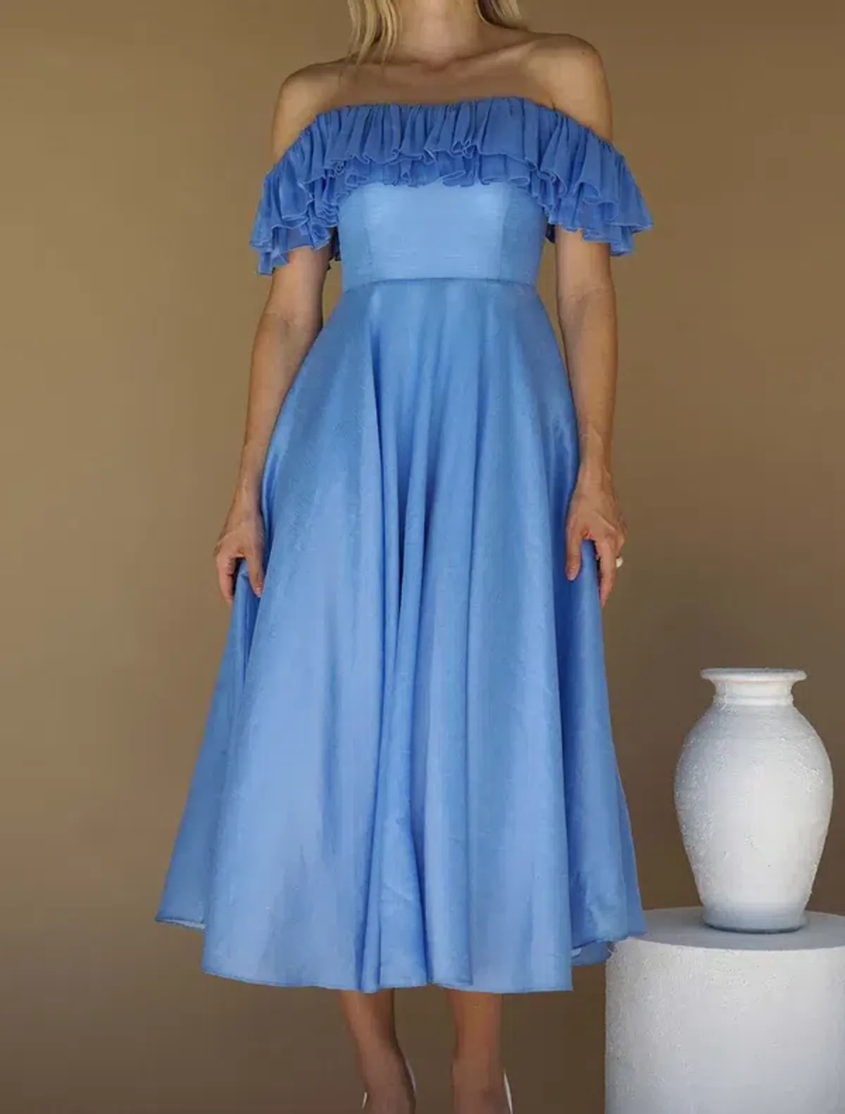 Talulah - Florence Midi Dress - Blue - Image 4