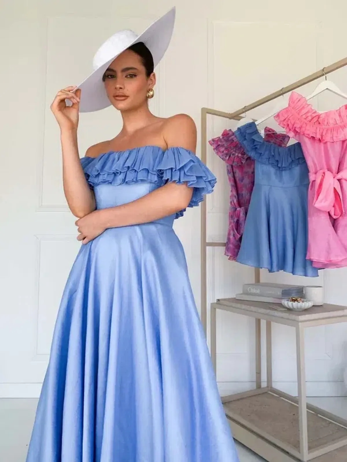 Talulah - Florence Midi Dress - Blue - Image 1