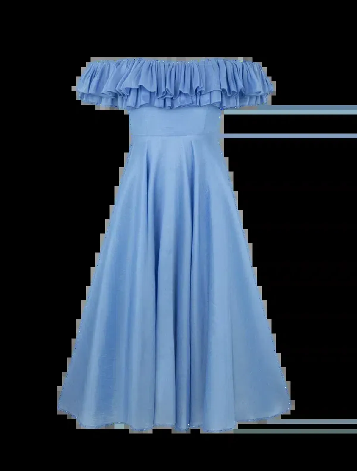 Talulah - Florence Midi Dress - Blue - Image 4