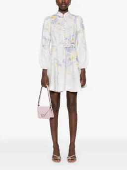 ZIMMERMANN CRUSH BUTTONED MINI DRESS SIZE 0 for rent on The Volte - image 2