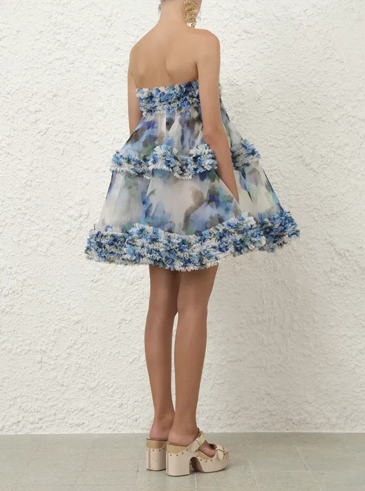 Zimmermann Alchemy Ruffle Mini Dress s0 - Image 4