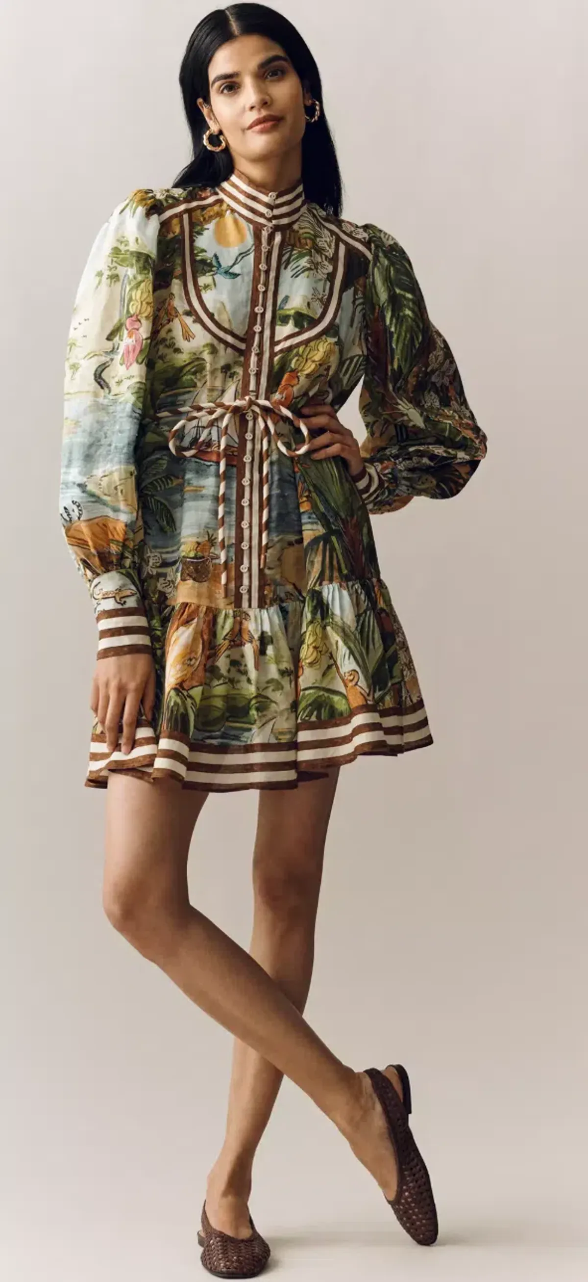 ALEMAIS TOUCAN TANGO MINI DRESS SIZE 16 - Image 1
