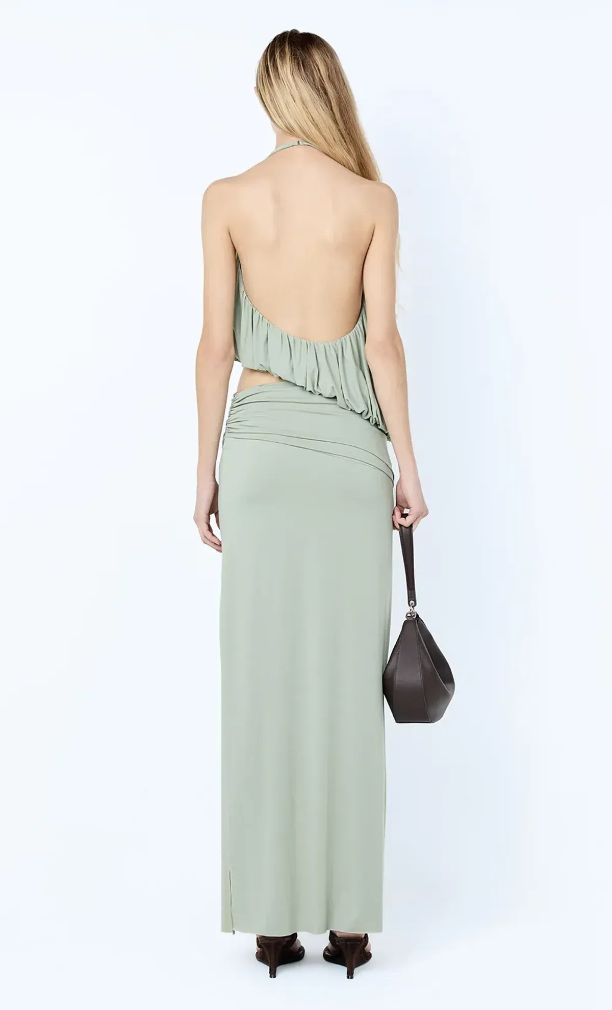 Bec and Bridge Cadence Racer Maxi Dress in Pistachio Green Size 8 - Image 2