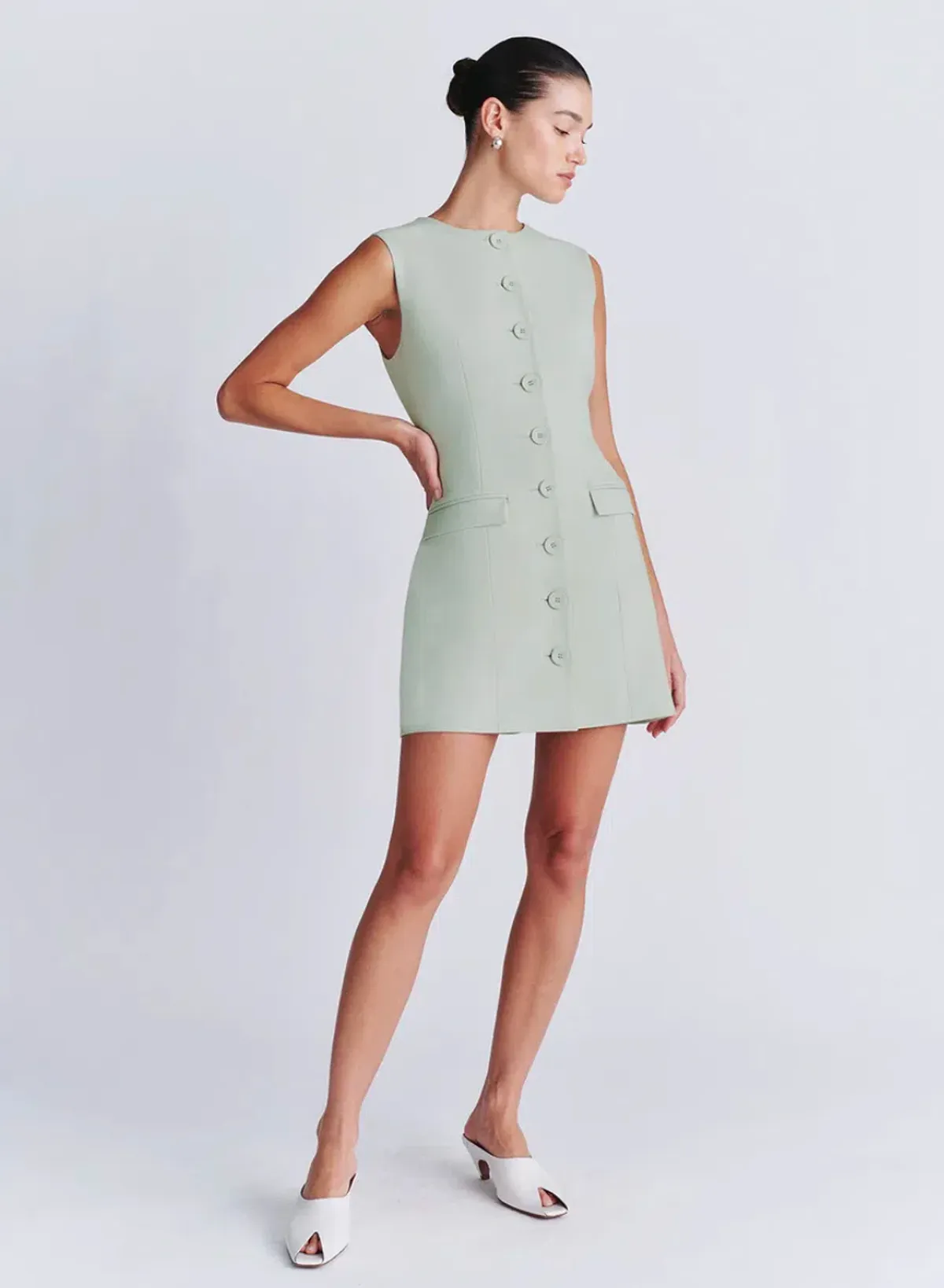 Anna quan, Sofia Dress, Mini, Acqua, size 10 - Image 1