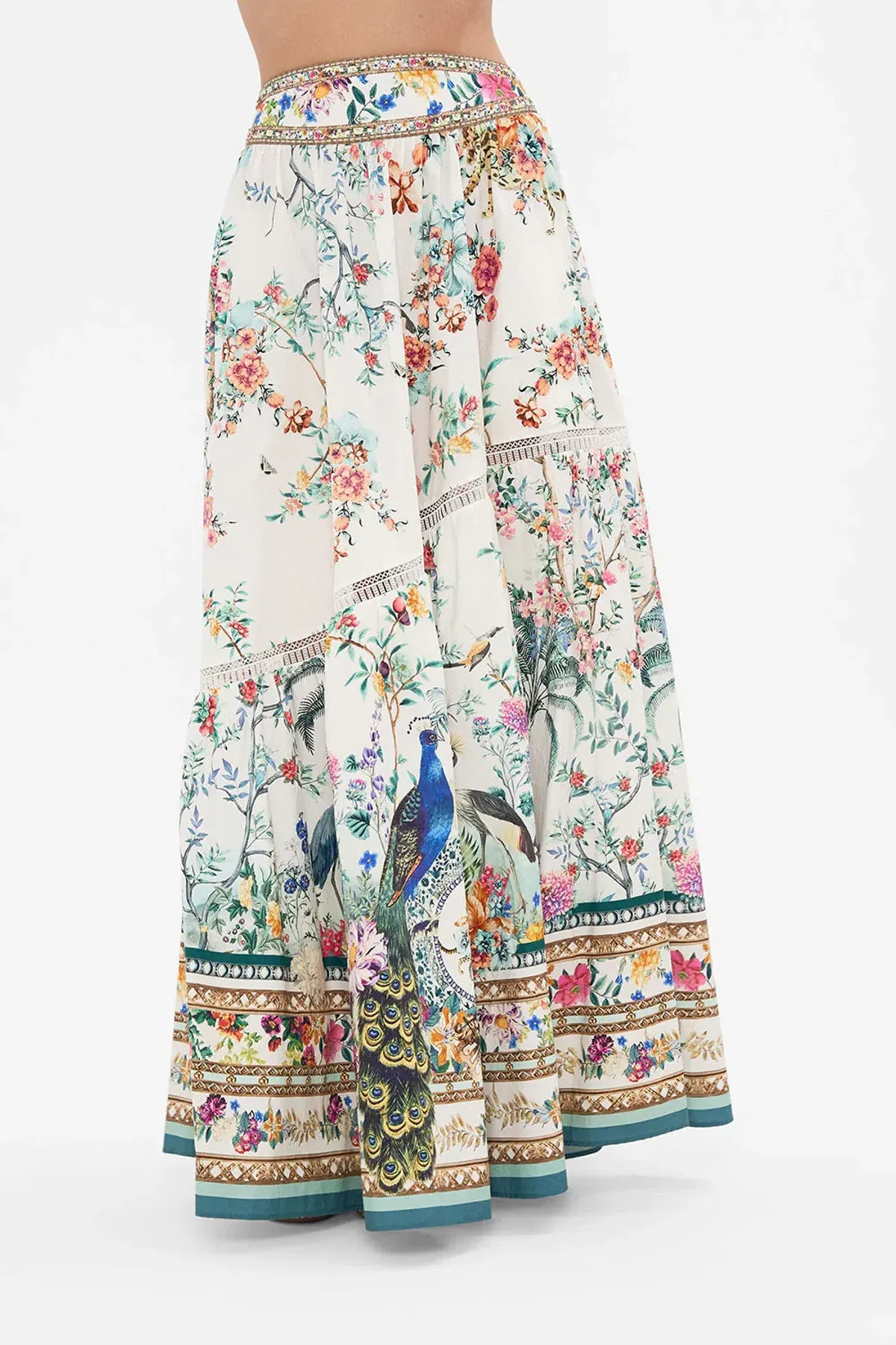 Camilla Plumes And Parterres wrap tp and maxi skirt set - Image 2