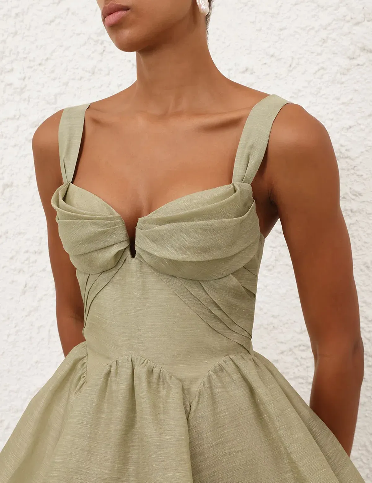 Home - ZIMMERMANN REBELLION DRAPE MINI DRESS - Image 3