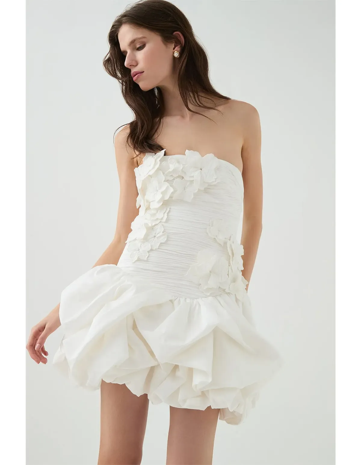 Aje Splendour Mini Dress Cream Size 16 - Image 1
