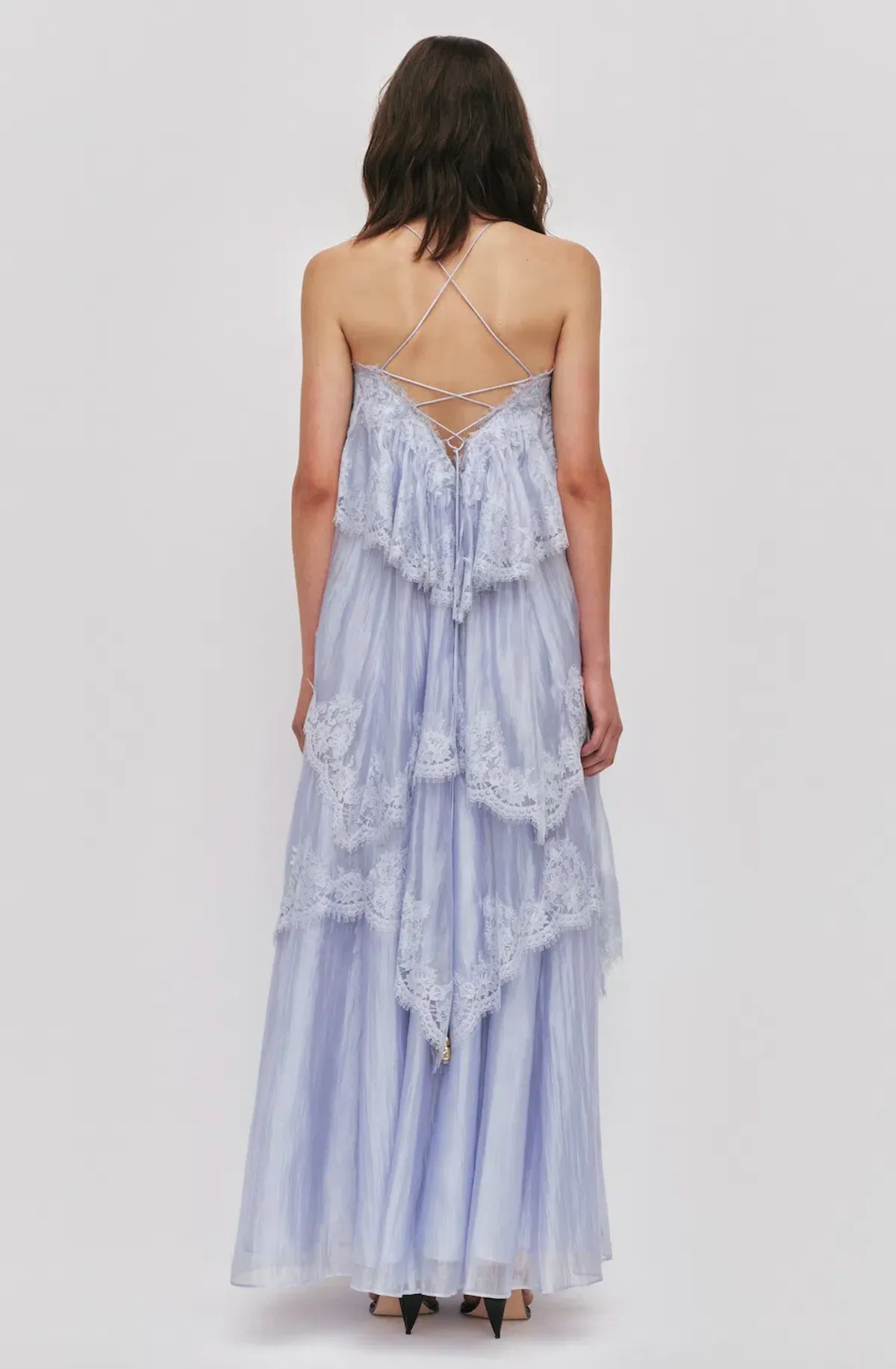 OPHELIA LACE GOWN | FRENCH BLUE - SIZE 6-8 - Image 3