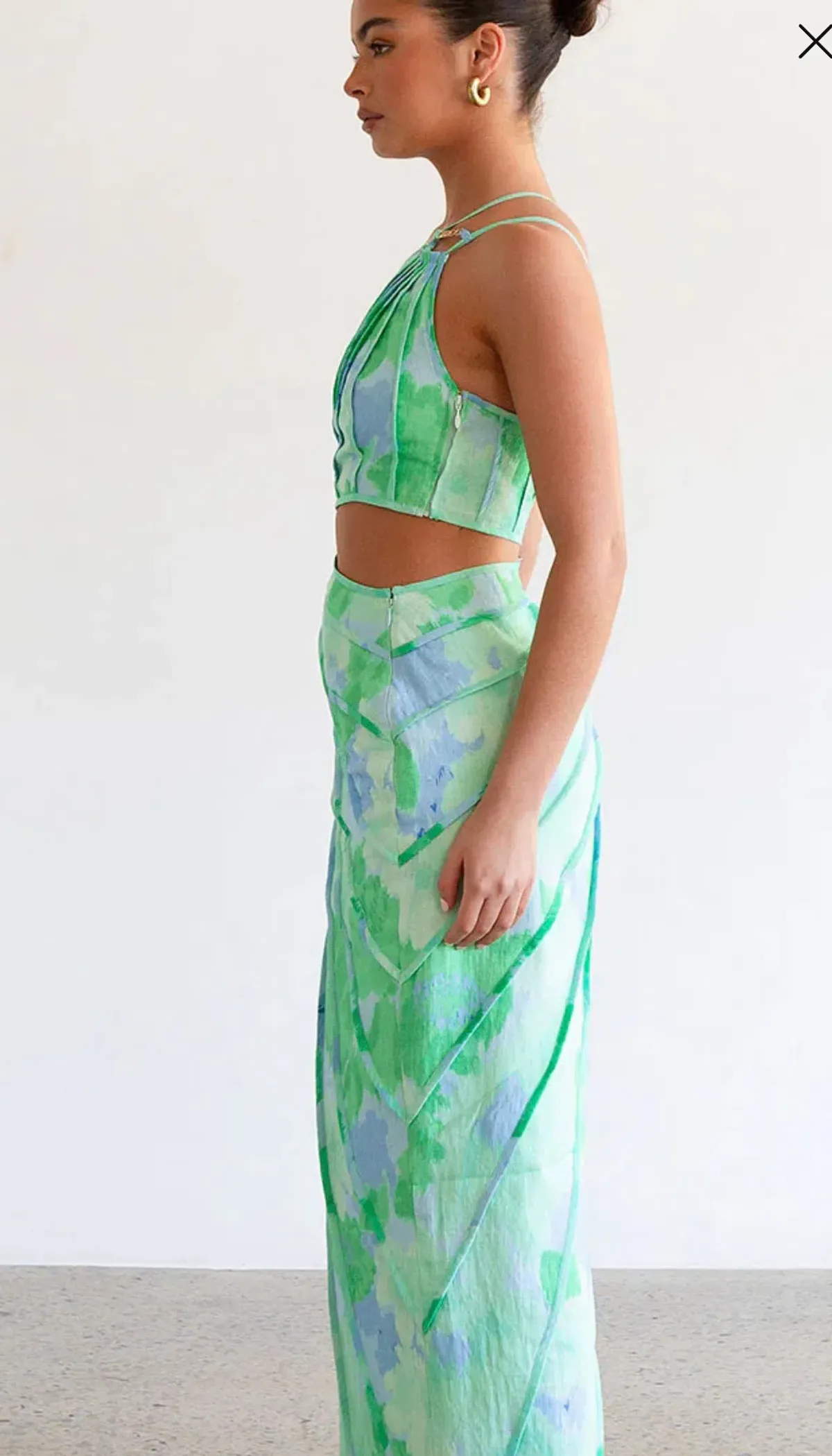 Zaco Jaliyah dress - Blue Gerbera - XS - Image 3