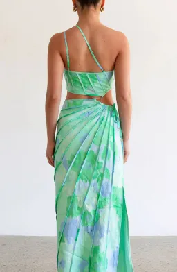 Zaco Jaliyah dress - Blue Gerbera - XS for rent on The Volte - image 2