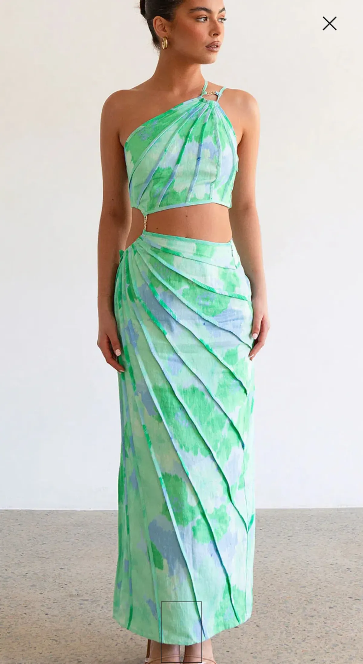 Zaco Jaliyah dress - Blue Gerbera - XS - Image 1